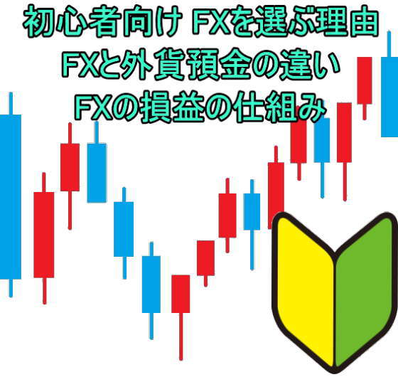 初心者向けFXを選ぶ理由　FXと外貨預金の違い　FXの損益の仕組み
